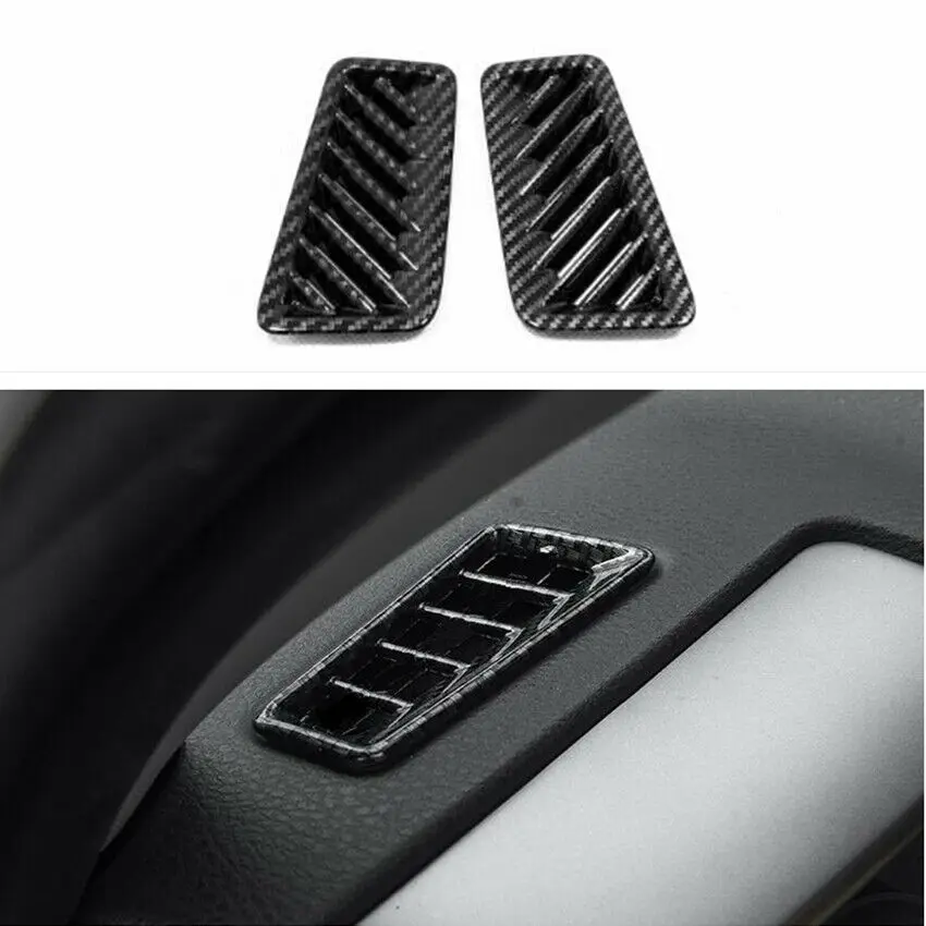

For 2019 for Toyota RAV4 Carbon fiber look Dashboard air condition vent trim 2pcs