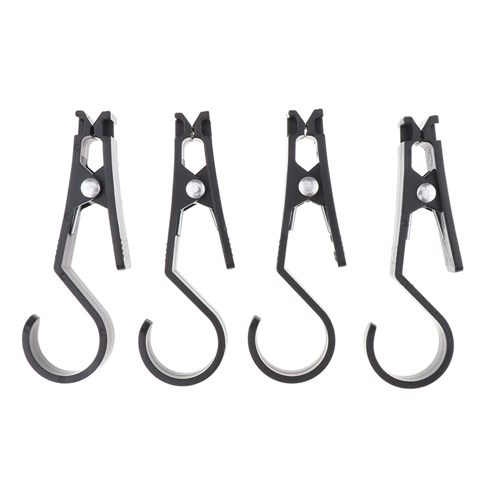 

Perfeclan 4Pcs Outdoor Camping Awning Tent Clips Towels & Cups Hanging Hooks