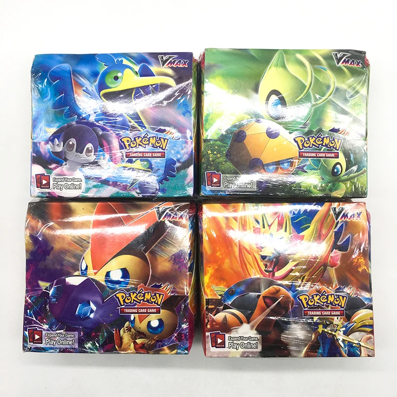 Pokemon торговая карточка игра Меч Щит коллекция сияющая коробка Vmax карта энергия