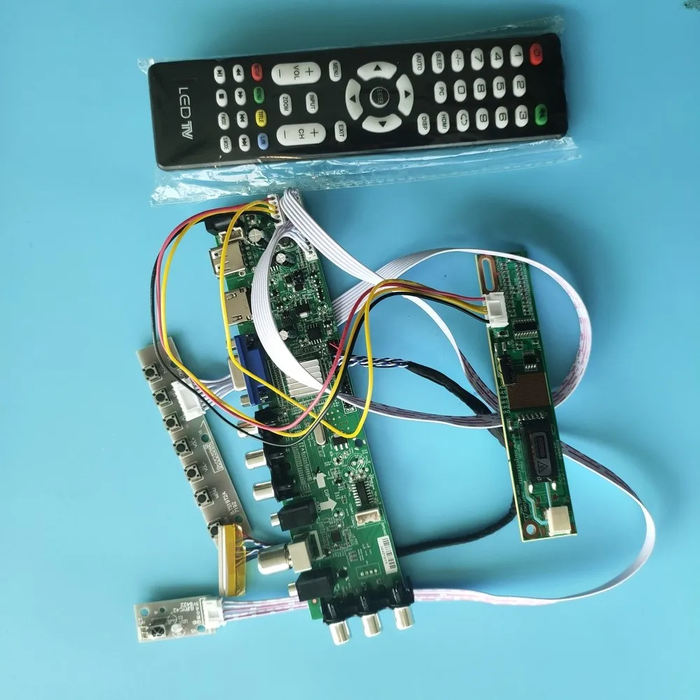 Набор для LP154W02 TL06/LP154W02 TL07 30pin цифровая HDMI Панель ТВ VGA USB пульт дистанционного