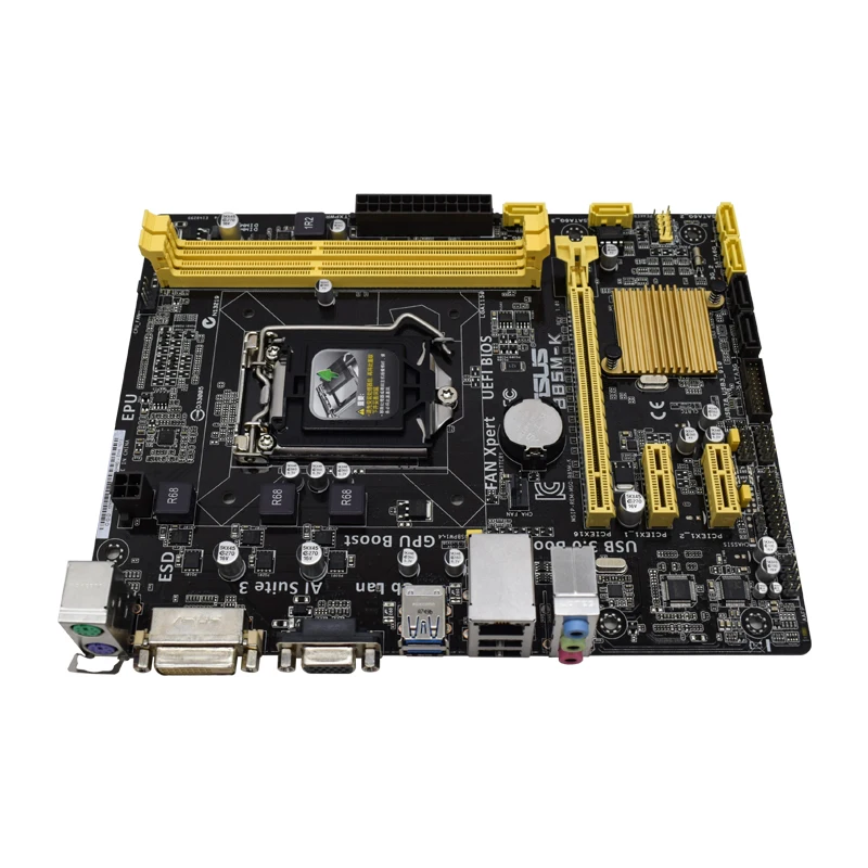 uATX Intel B85 LGA 1150 Asus B85M-K Motherboard DDR3 