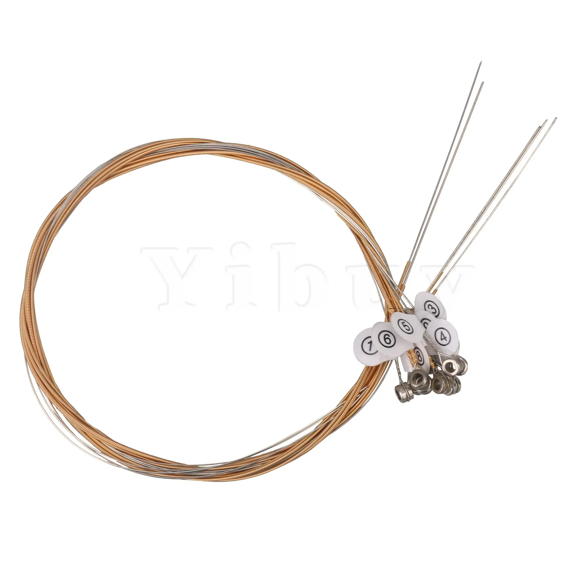 

Yibuy 10Pieces Steel Strings for Lyre Harp String Set Muical Instrument Part