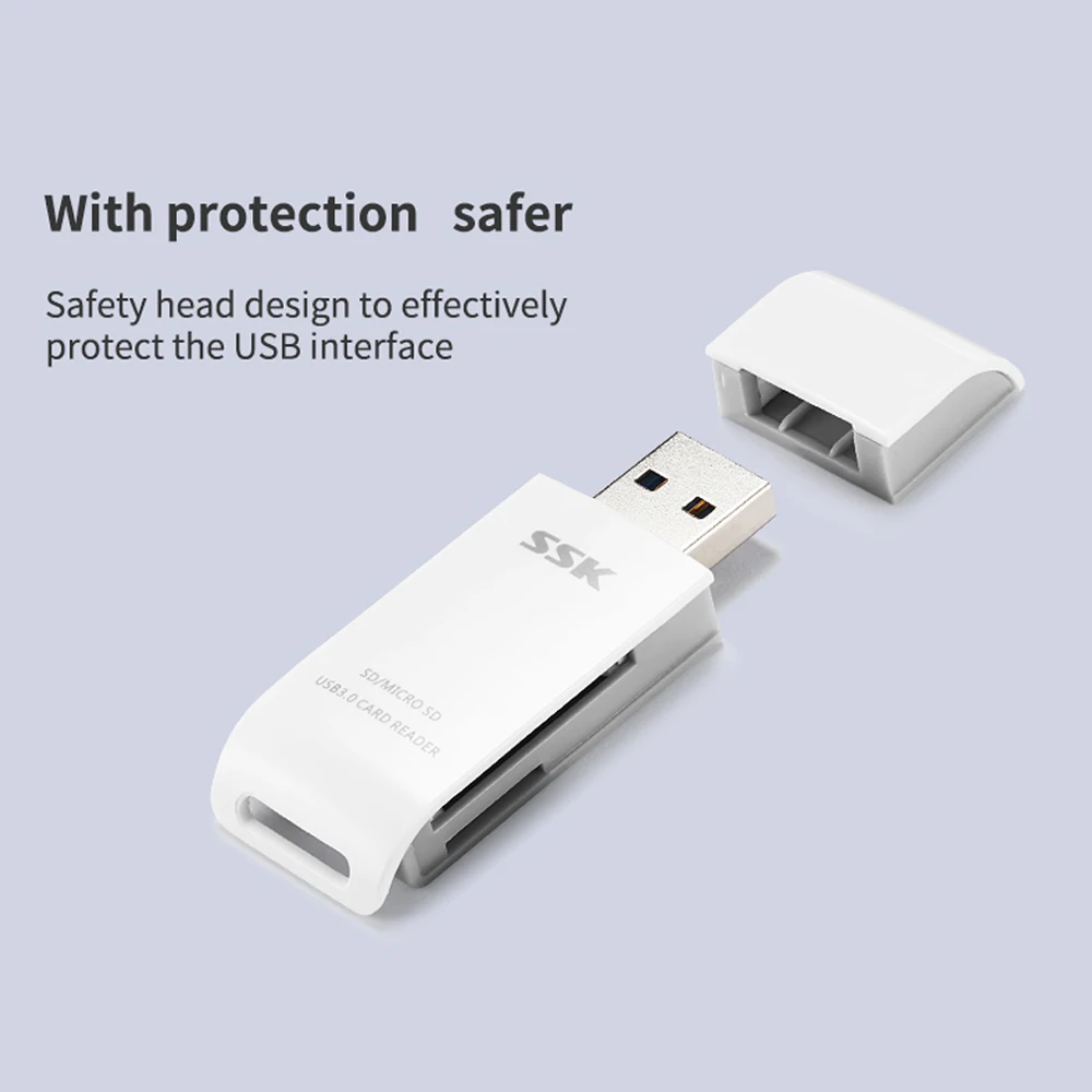 Устройство для чтения карт памяти SSK USB 3 0 SD Micro SDXC TF|Картридеры| |