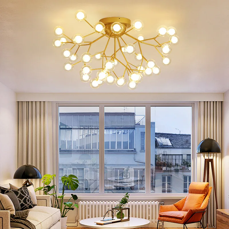 Современная металлическая светодиодная люстра подвесной светильник со