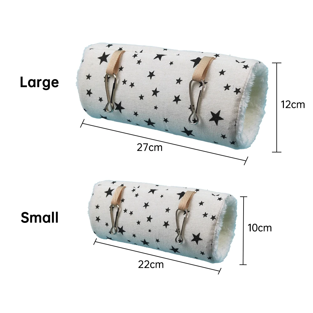 

Small Guinea Pig Hamster Toy Tubes Tunnels Spring Hamster Cage House Single Channel Chinchillas Hamster Tunnel Warm Toy