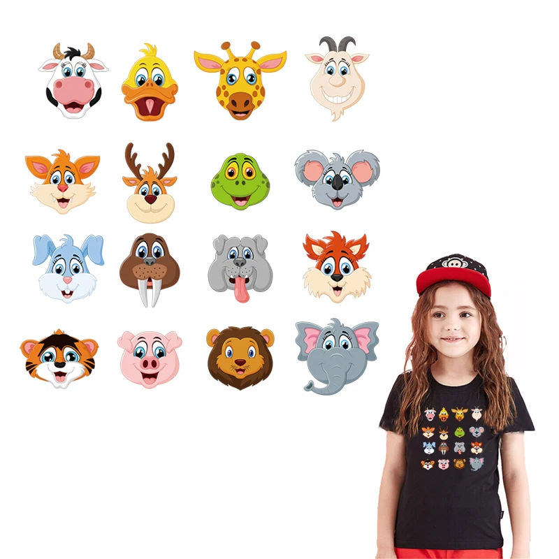 Милые Мультяшные нашивки для глажки детей нанесение утюга на патчи s друг друга