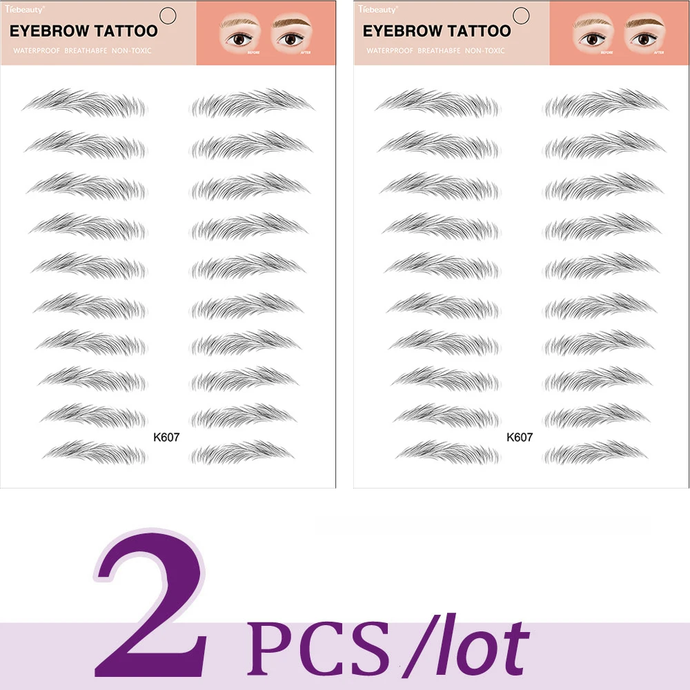 Подлинные 10 пар бровей MB 4D похожие на волосы татуаж уход за бровями формирование
