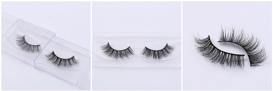 WOWANGEL Lash Mink Eyelashes 3D Mink Hair Lashes Wholesale Real Mink Fur Handmade Crossing Lashes Thick Lash D02