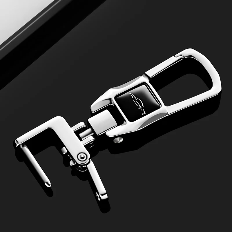 Mofan leather car keychain metal key ring special pendant gift creative auto parts Applicable to Audi VW Bmw Mercedes-Be | Автомобили и