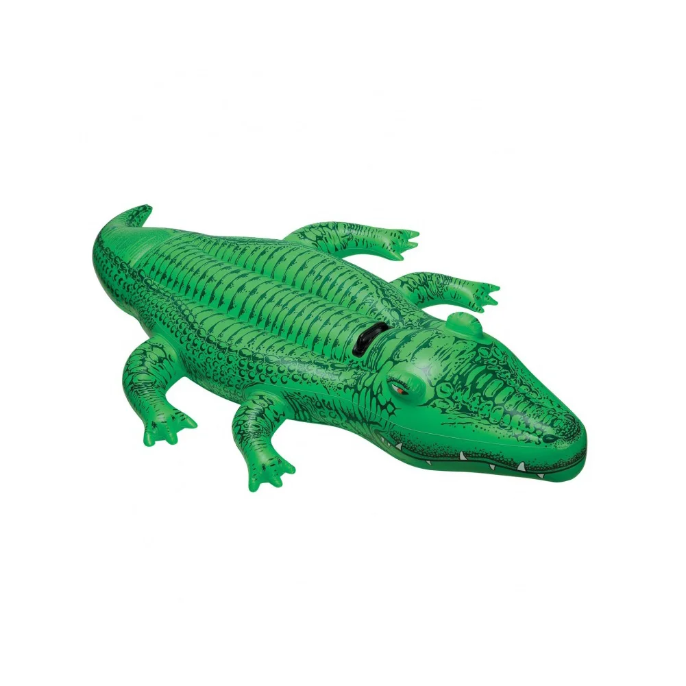 Baby Crocodile Swimming Ring Toy Inflatable Animal Shape Pool With Handle For Children Summer Water Playing Reasonable | Игрушки и хобби