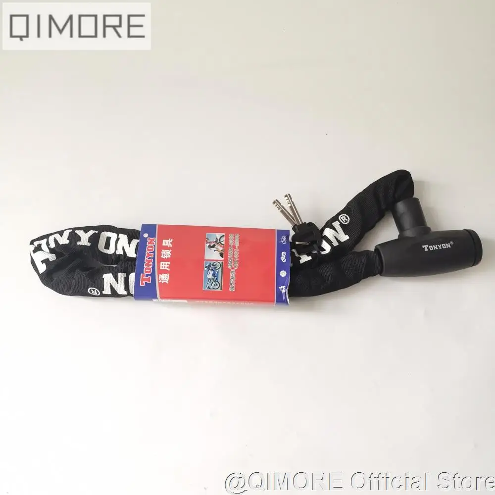 Велосипедная цепь с замком для скутера/мотоцикла/велосипеда марганцевая сталь