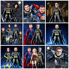 Картина на холсте, искусство на стену, искусство на заказ, искусство, аниме Marvel, персонализированный семейный портрет, детский домашний декор, картина, подарок на день рождения