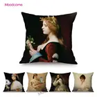 Чехол для подушки Jules Joseph Lefebvre с изображением французского художника, неоклассика, красивая девушка, леди, картина маслом, искусство, диванная подушка