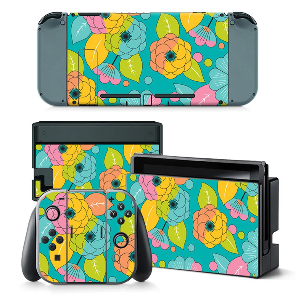 Наклейки из ПВХ для Nintendo Switch виниловые наклейки консоли Joy-Con | Электроника