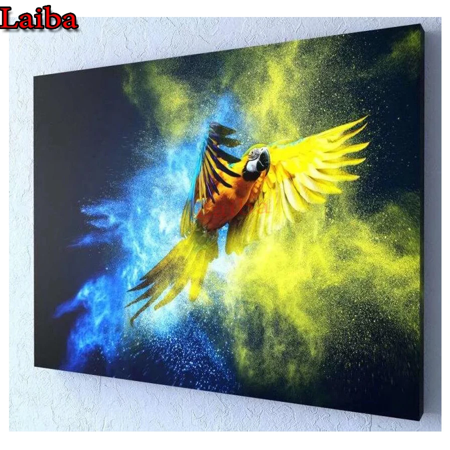 5 d Алмазная вышивка птица попугай головоломка картина сделай сам полностью