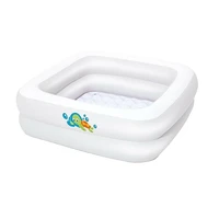 newborn baby inflatable bath toddler kids travel tub portable foldable child baby white cartoon printing bath
