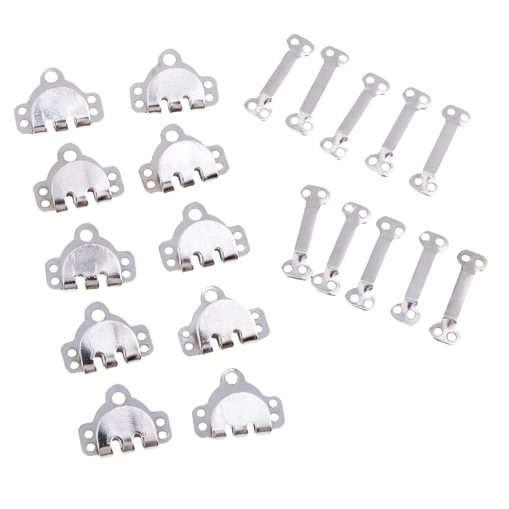 

10 Sets Metal Sewing Hooks and Eyes Closure for Trousers Skirt Dress DIY Crafts