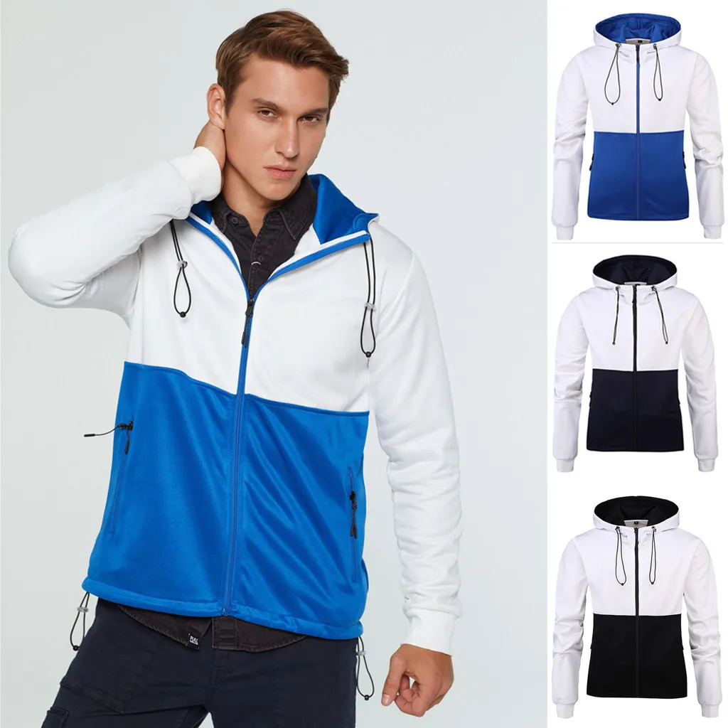 Мужские повседневные куртки пальто Мужская модная Лоскутная Повседневная