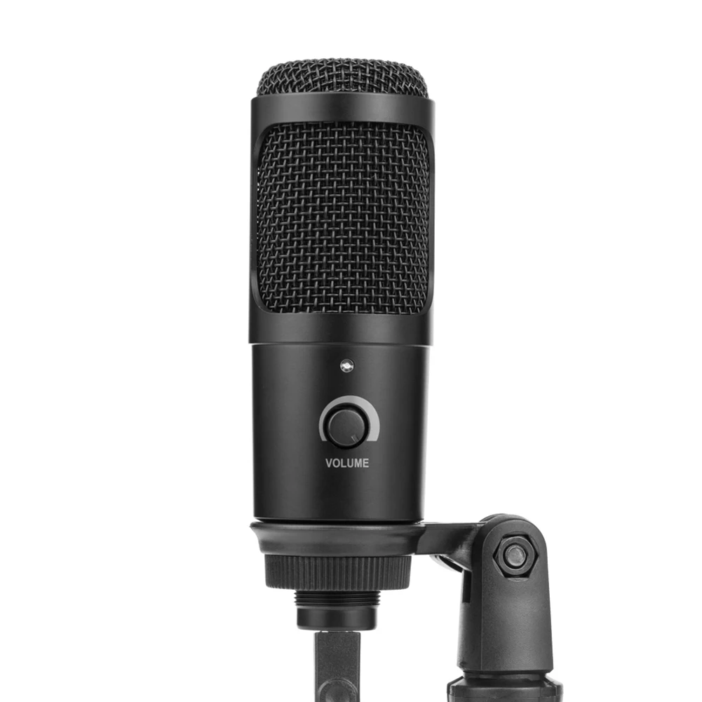 

USB Condenser Recording Microphone For Laptop Windows Dual-Layer Acoustic Filter Recording Mic Karaoke Microphones DJ Live