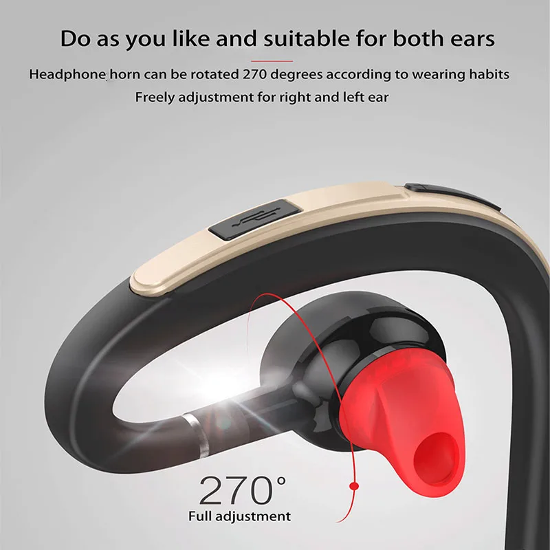 heaton wireless bluetooth earphone headsets office bluetooth headphones with mic stereo sound music earbud free shipping free global shipping