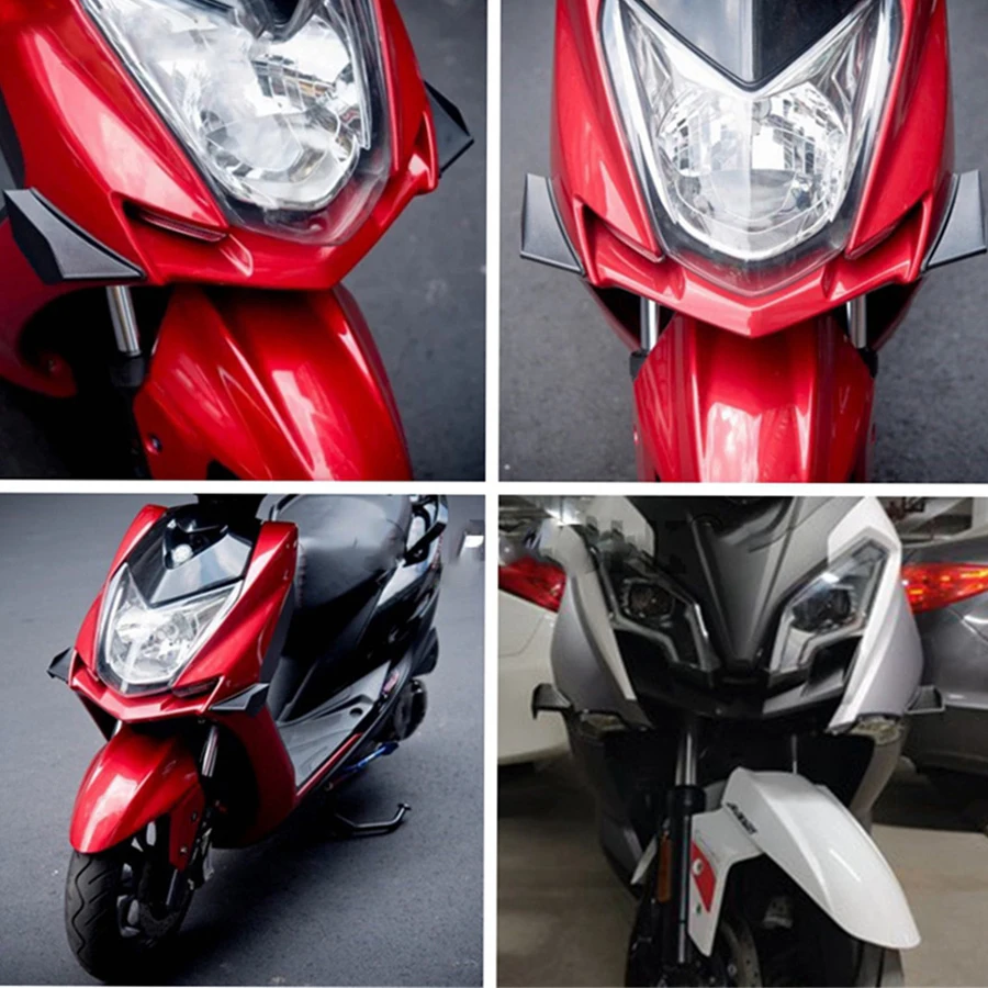 

Motorcycle Winglet Aerodynamic Wing Kit Spoiler For KAWASAKI Ninja H2 H2R Yamaha BWS RS JOG JOE GP