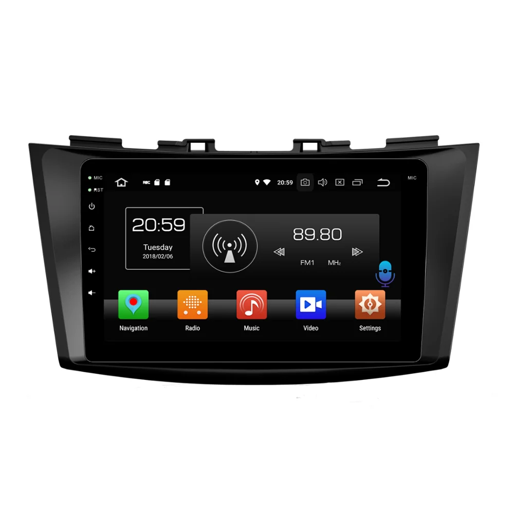 Автомобильный радиоприемник KLYDE 8 дюймов Android 9 0 для Suzuki SWIFT 2011-2012 автомобильный