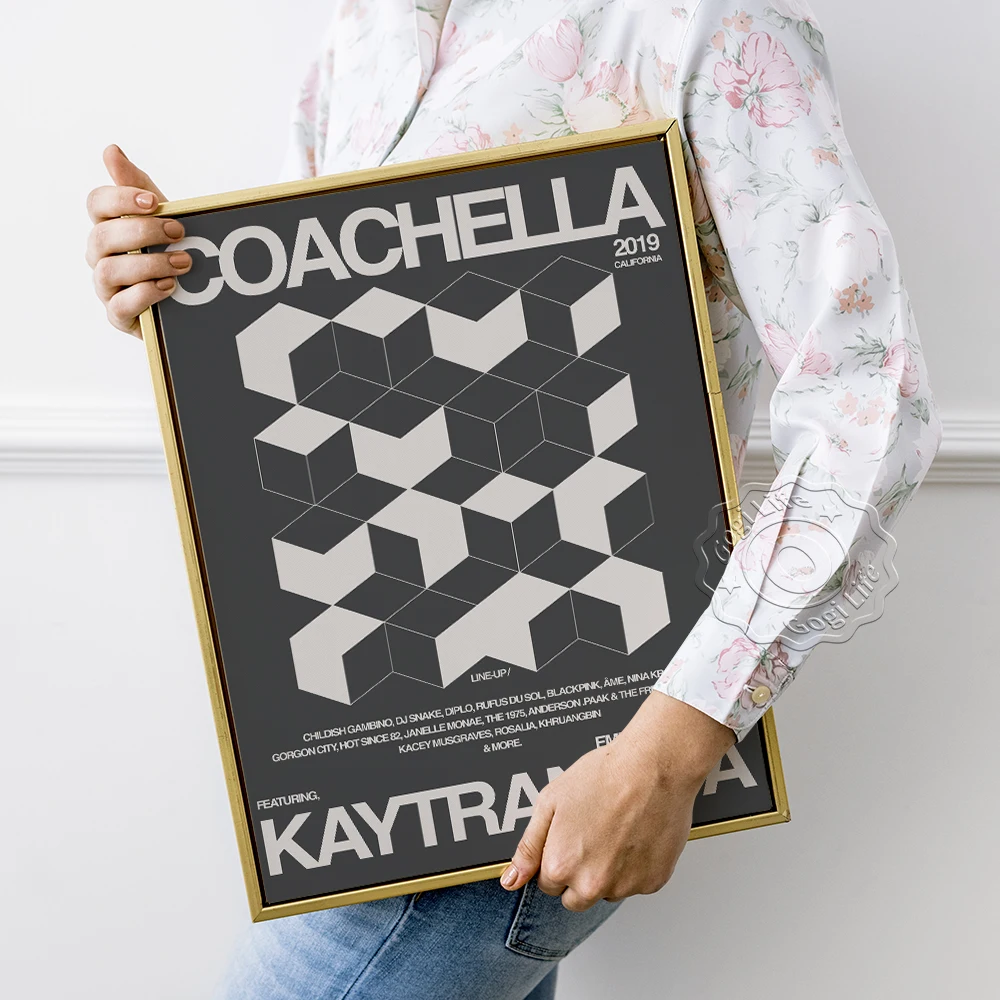 

Kaytranada Prints Poster, Dj Music Star Kaytranada Poster, Coachella Gig Wall Art, Bar Pub Club Wall Stickers, DJ Live Print Art