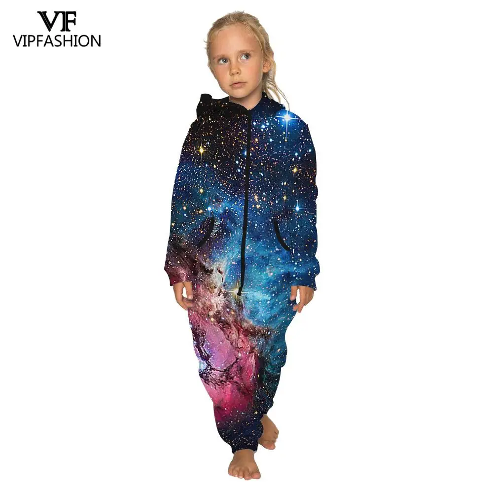 VIP Модная Новое поступление для детей костюм из спандекса Galaxy со звездным принтом