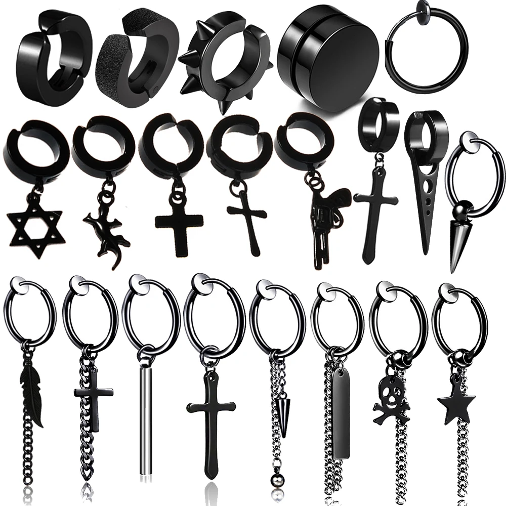 Новые популярные безболезненные клипсы для ушей из нержавеющей стали 1 пара