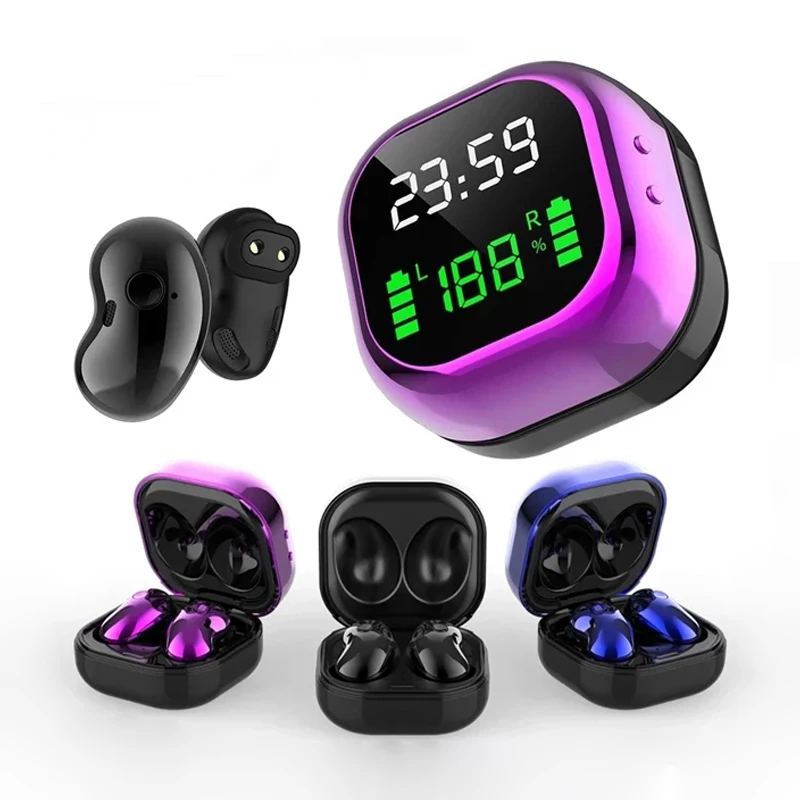 

S6 SE S6 PLUS Mini TWS True Wireless Earbuds Earphones Headphones Headsets Clock Display Hifi Stereo Wireless pK R 180 175 190