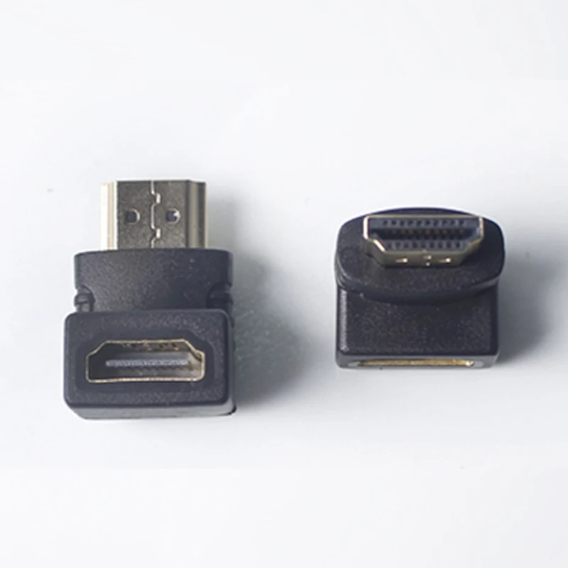 Переходник Lingable HDMI под прямым углом 90 градусов штекер на гнездо M/F УДЛИНИТЕЛЬ
