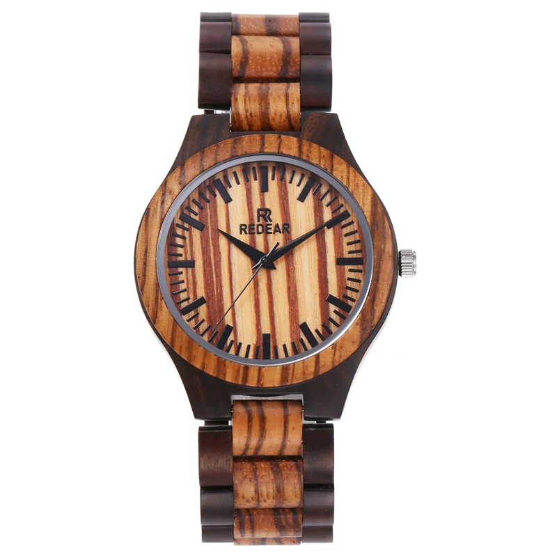 

2021 New SALE REDEAR Watches Men quartz Top Brand Luxury male Watches Men Clock Sports Wooden Watch Dad Gift Relogio Masculino