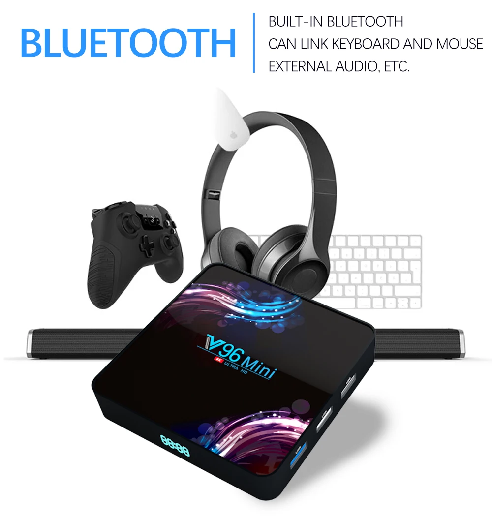Vmade новейший мини IP tv Box Allwinner H6 четырехъядерный Android 9,0 4G+ 128GB UHD 4K H.265 wifi 1,5 GHZ Google tv Netflix медиаплеер