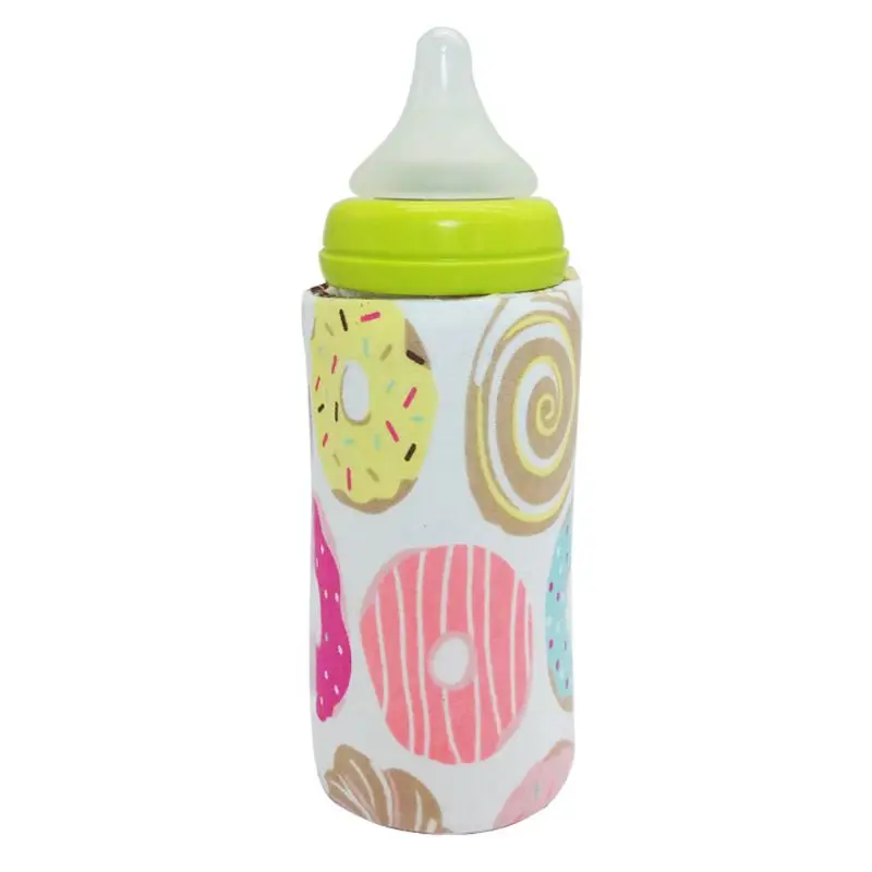 

Travel Stroller USB Milk Water Warmer Insulated Bag Baby Nursing Bottle Heater 6 Colors