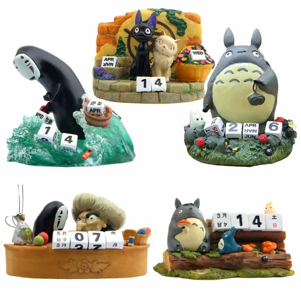Miyazaki Hayao спиральный без лица человек Настольный календарь Тоторо настольная