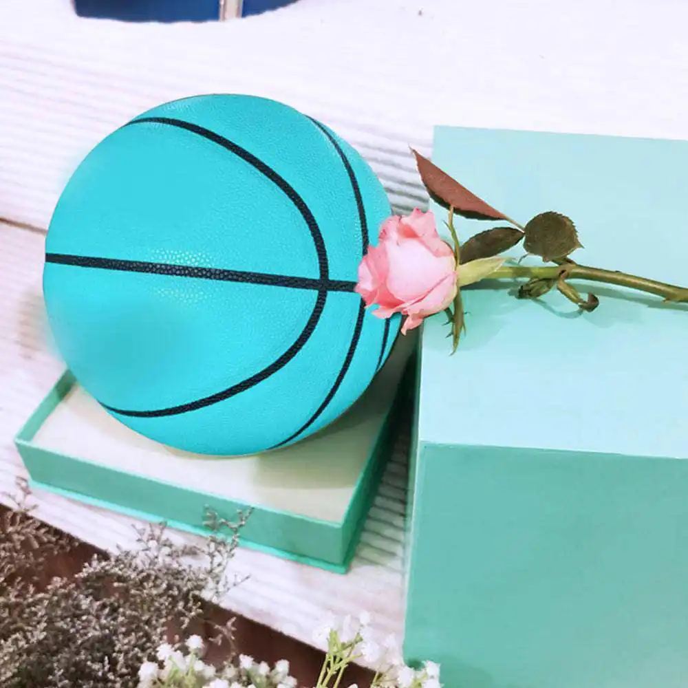 Баскетбольная корзина для баскетбола, сетчатый тренировочный мяч из искусственной кожи, уличный баскетбольный мяч с 7 кожаными иглами, для ...