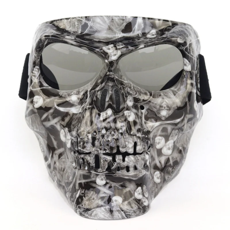 A3 Outdoor Sports Tactical Military Paintball Airsoft Full Face Protective Safety Goggles Mask AH08 - Цвет: A3