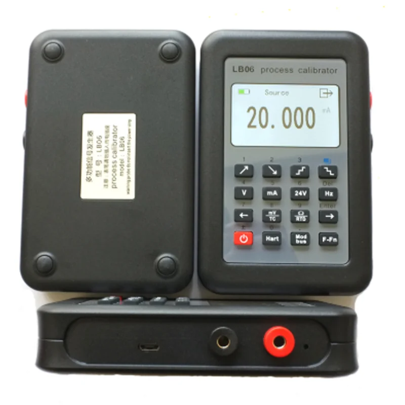 Генератор сигналов HART Modbus 4-20 мА/0-10 В/мВ/термопара/калибровка источника сигнала LB06