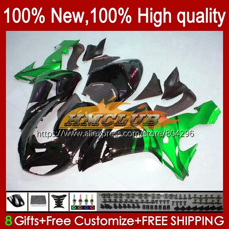 

Корпус для KAWASAKI NINJA ZX 1000 CC ZX10R 06 07 85No.26 ZX 10 R ZX1000CC 1000CC ZX зеленое пламя 10R ZX-10R 2006 2007 обтекатель