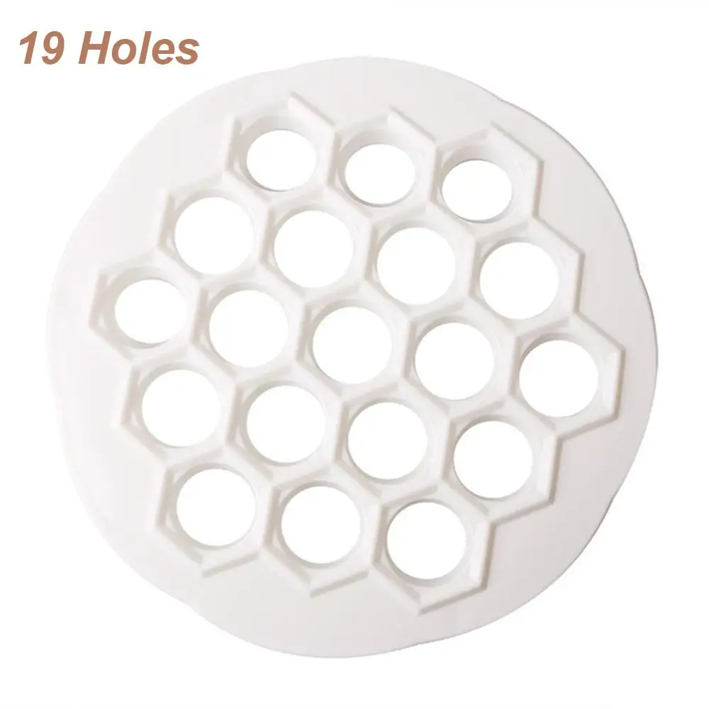 

19 Holes Dumpling Maker Plastic Dough Press Ravioli Pelmeni Mold russian pelmeni maker Dumplings Making Mold