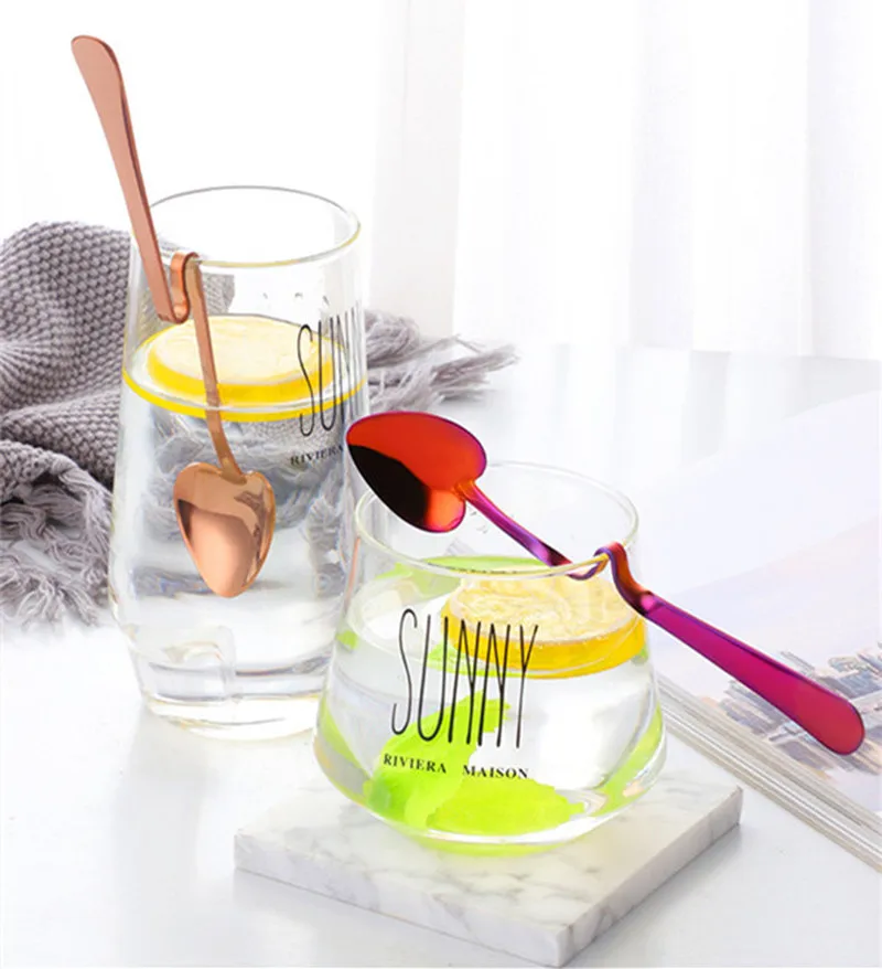 1 шт. Кофе ложка меда Форма Творческий Чай/Кофе чашки подвесной набор ложек и 304