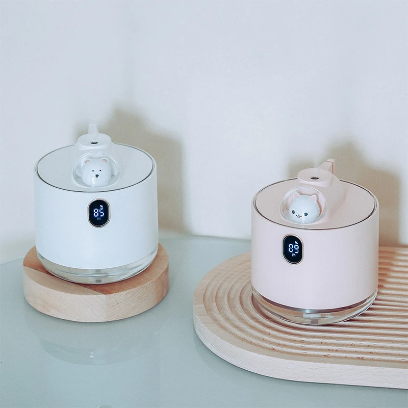 

Air Humidifier Mini Essential Oil Diffuser Bedroom Spray Car Purifier Aroma Anion Mist Maker For Home Car With LED Night Lamp