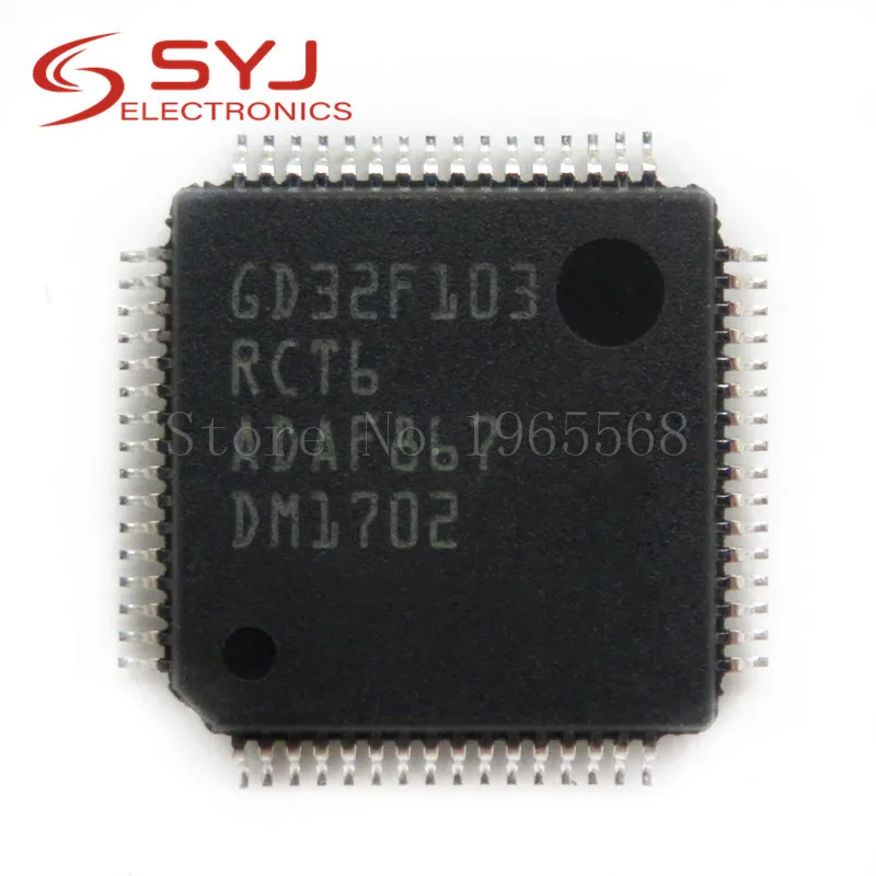 2 шт./лот GD32F103RCT6 STM32F103RCT6 LQFP64 MCU 32-bit STM32F1 ARM Cortex M3 RISC 256KB Flash 2,5 в/3,3 В 64-контактный LQFP в наличии