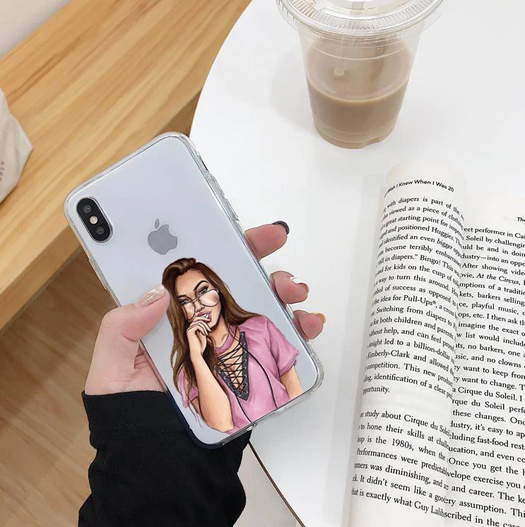 Модный дизайнерский женский силиконовый чехол накладка для iPhone 8 7 6 S Plus X XS