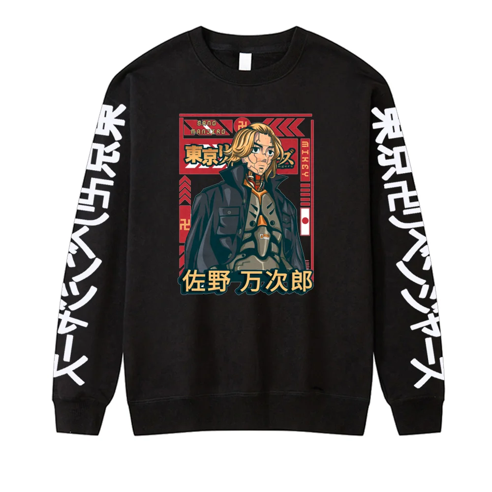 

Толстовки в стиле Харадзюку для пар, уличная одежда в стиле мультфильмов, толстовка с капюшоном Майки, Токийский Мстители, мужские толстовк...