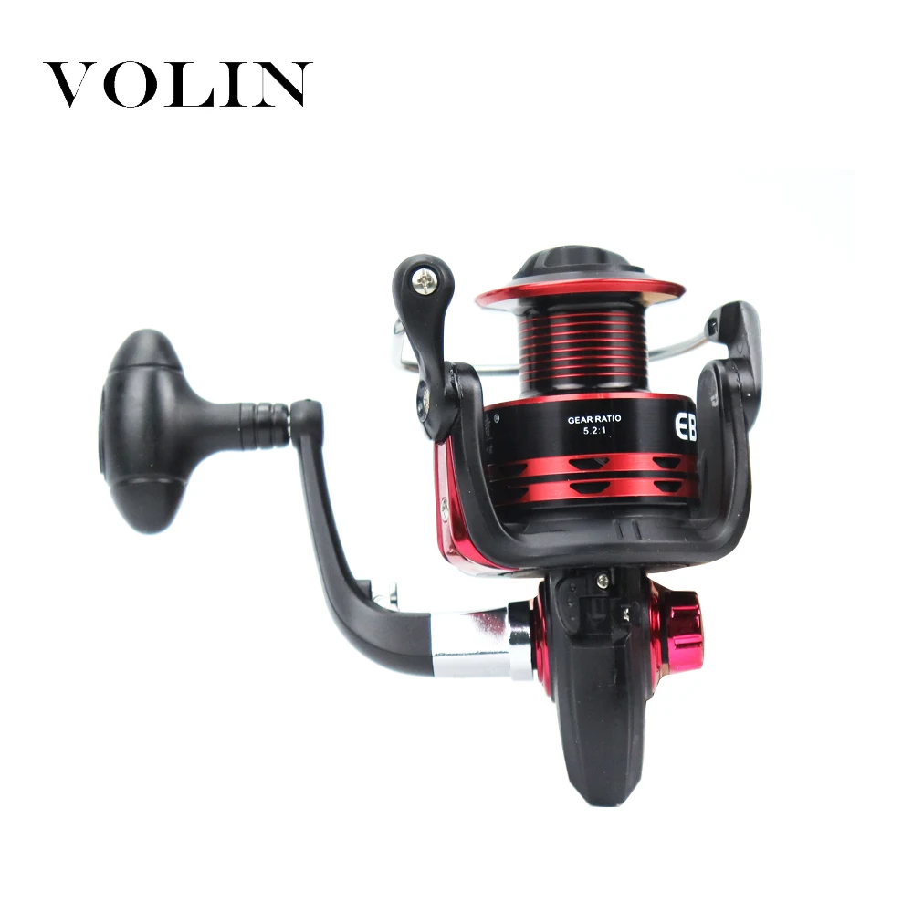 

VOLIN NEW Long Cast Spool Fishing Reel 12+1BB 5-10KG Max Drag 5.2:1 Metal Fishing Reel