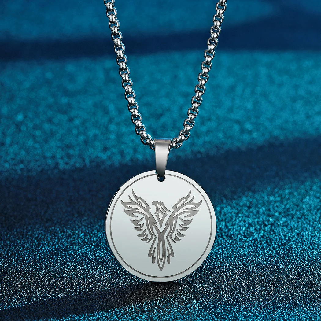Nedar Бог Солнца Птица Феникс Кулон Ожерелье Мужчины Женщины Ключицы Цепи