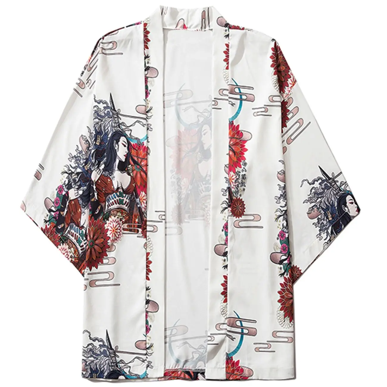 Летняя японская куртка-кимоно в стиле хип-хоп 2021 Очаровательная Свободная