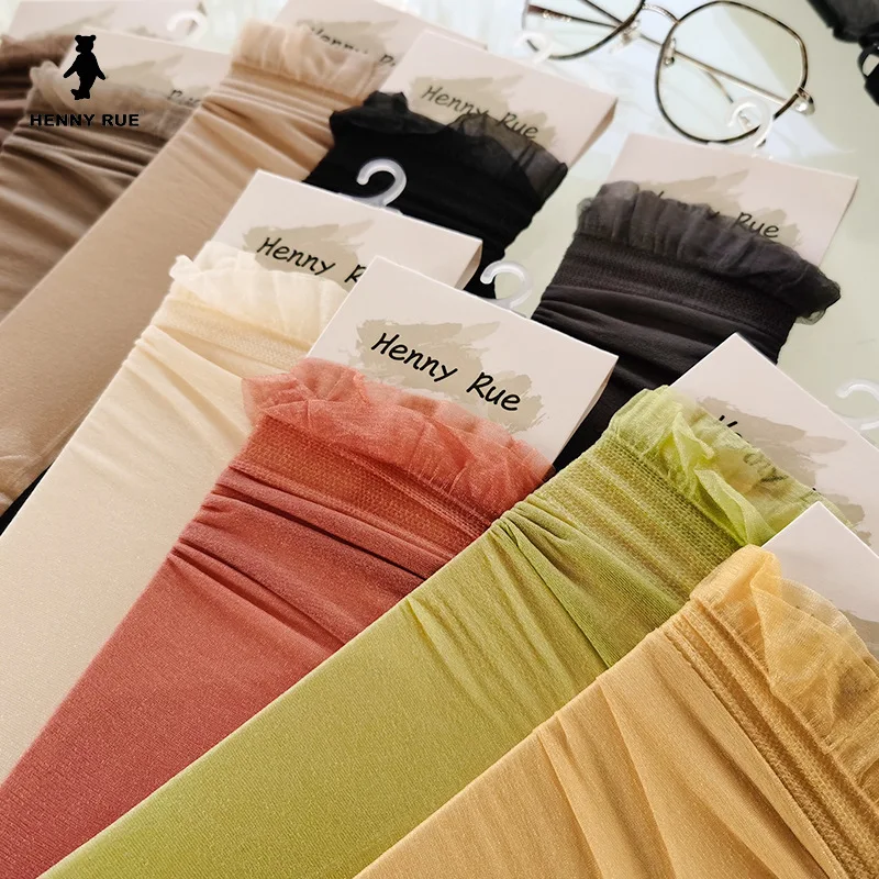 

Женские носки, 1 пара, весна 2019, новые модные носки, однотонные женские мягкие милые длинные носки для женщин, тонкие сетчатые носки