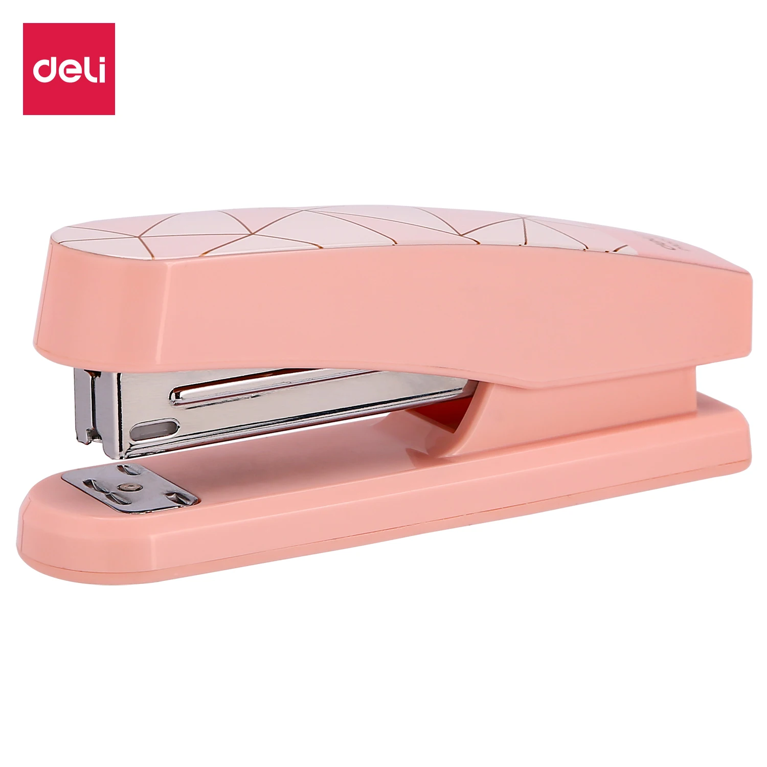 DELI Fashion Office Stapler NO.12 Half Strip stapler 24/6 &amp 26/6 smooth stapling stationery office supply staples E0402F | Канцтовары